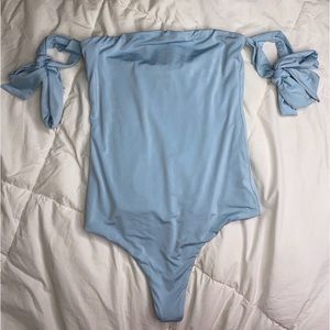 NBD Light Blue Bodysuit